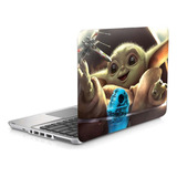 Skin Adesivo Protetor Notebook 14 Baby Yoda Star Wars B1