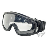 Óculos Airsoft Fma Ballistic Bk 2 Lentes Preta Transparente