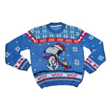 Sueter Navideño Tematico Snoopy Ugly Sweater