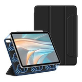 Funda De Tablet Para iPad Air 4ta Generacion Cuero Negro