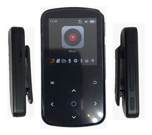 Reproductor Mp3 Bluetooth Radio Recargable Fitness + Clip
