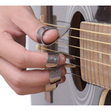 Dedeira Paleta Palheta Violão Guitarra Aço Inox Kit 4pcs