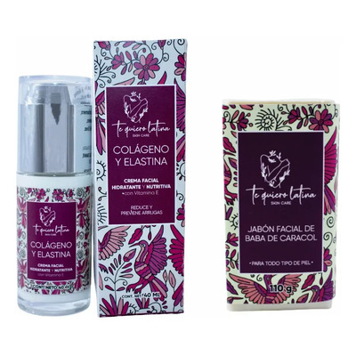 Kit Crema Colágeno Y Elastina Firmeza Humecta Regenera Tql | Envío gratis