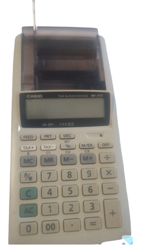 Calculadora Impresora Casio Hr-8te Usada Impecable S/gtia