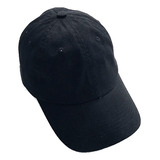 5pz Gorra Gabardina Negra Dad Hat C/hebilla Metálica