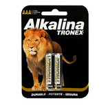 Pila Batería Alcalina Tronex Aaa Blister X2