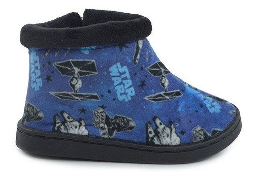 Pantufa Infantil Masculino Specht Star Wars Azul 1026/1