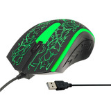 Mouse De Juego Gamer Luz Led Rgb Usb 4000dpi Notebook Pc 