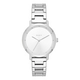 Reloj Dama Dkny Ny2635 Color Plata De Acero Color De La Correa Plateado