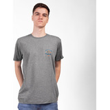 Remera Rusty Super 8 Tee Gris Hombre