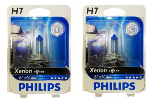 Kit Lamparas Philips H7 Bluevision Fox Suran Golf Polo Vento