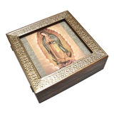 Grabado Arras Matrimoniales Virgen Gpe, Oro Laminado 14k