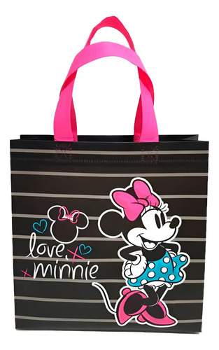 Bolsas Dulceros Fiestas Minnie Mouse Rosa 30 Piezas Bolos