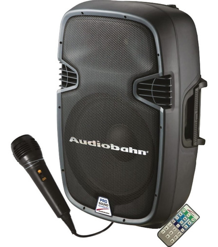 Bafle Amplificado 8  Audiobahn C/ Control Remoto Y Micrófono