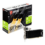Tarjeta De Video Nvidia Msi  Geforce 700 Series Gt 730 N730k-2gd3h/lpv1 2gb