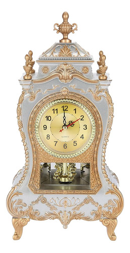Plplaaobo Reloj Vintage, Estilo Retro, Reloj De Mesa De Plás