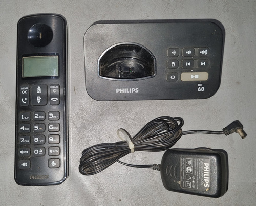 Teléfono Inalámbrico Philips D205 Negro