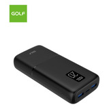 Bateria Portatil 20.000mah Pd+qc 22.5w Golf P20-lcdpd Black