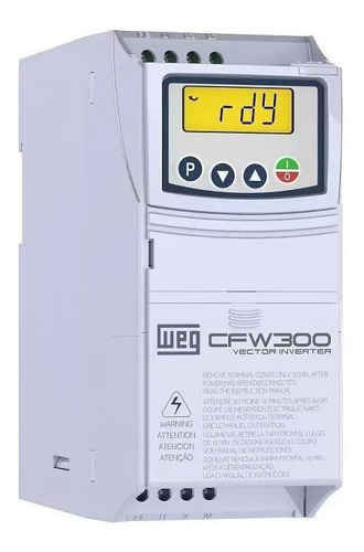 Inversor De Frequência 1cv 220v Trifásico Cfw300 Weg