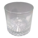 Vaso De Whisky Con Base Tallada 7*6,5cm 150ml Color Transparente