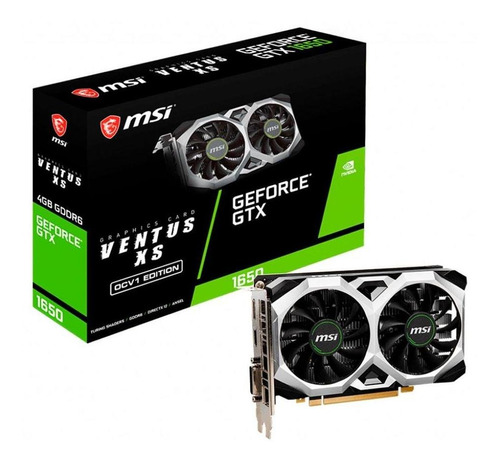 Placa De Video Msi Gtx 1650 4gb Ventus Xs 128bits Gddr6