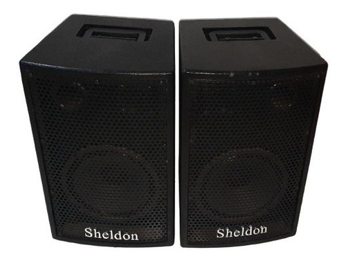 2 Caixas Ativas 60w Cada Sheldon Shb1800  C/ Bluetooth/usb