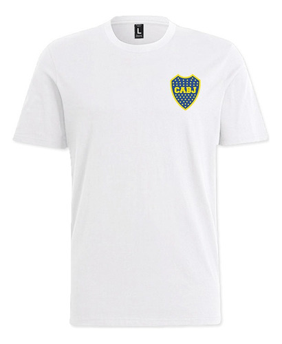 Camiseta Boca Junior Algodon Remera Adulto Niños