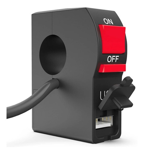 Boton Switch On Off Con Puerto Usb Para Motocicleta