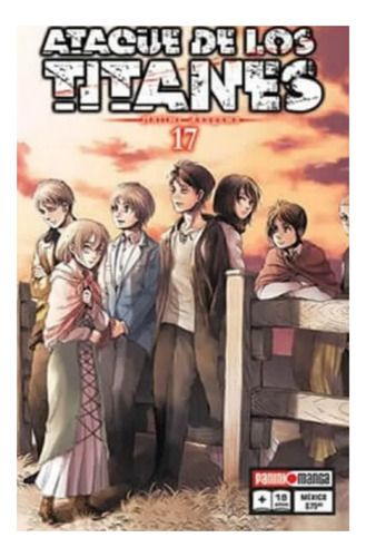 Ataque De Los Titanes Tomo No.17 Panini Anime Español