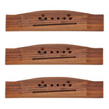 Puente De Madera Guitarra Acustica Repuesto Luthier
