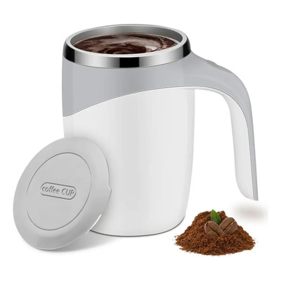 Taza Mezcladora Eléctrica Recargable Para Café De Viaje Gris | Envío gratis