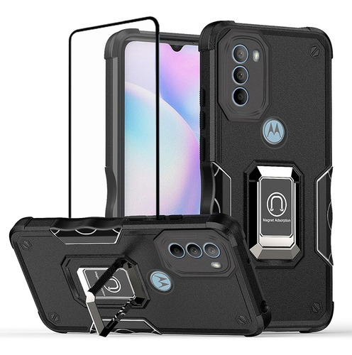 Funda Magnético Anillo Con Uso Rudo Para Motorola +mica