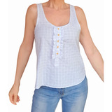 Blusa Paula Cahen D´anvers Con Voladitos Divina!