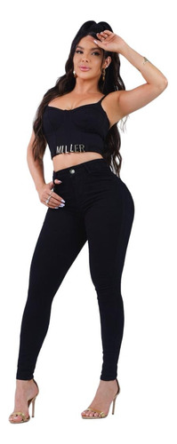 Calça Miller Jeans   Deluxe Original Preta