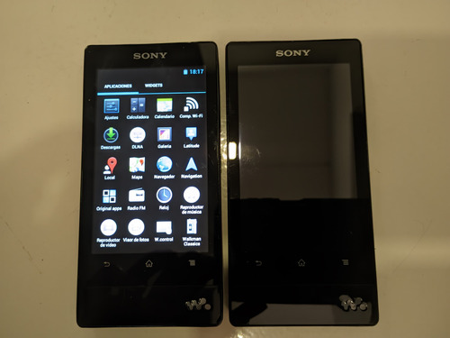 2 Unid. Mp4 Sony Android Nwz-f805 Con Fm *bateria Leer Bien*