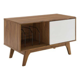 Modway Envision Mid Century Soporte Moderno Para Discos De