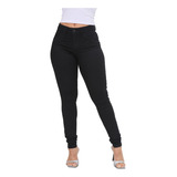 Calça Feminina Jeans  Skinny Levanta Bumbu C/ Lycra Cos Alto