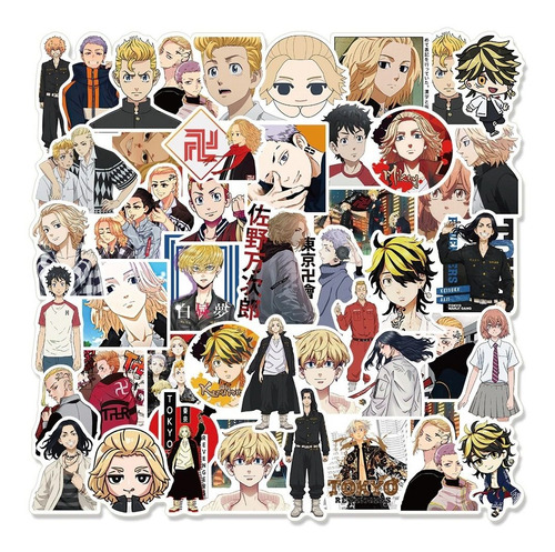 Stickers Tokyo Revengers Anime Set 50 Unidades
