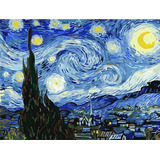 Pintura Por Números Diy Noche Estrellada De Van Gogh