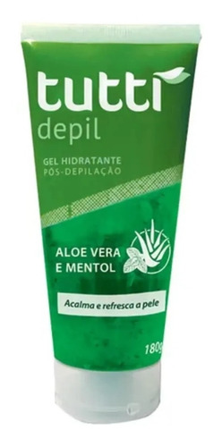 Gel Hidratante Pós Depilação Aloe Vera Tutti Depil - 180g