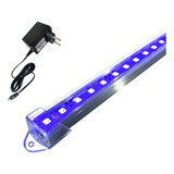 Luminária Led Azul 1m 22 Watts Para Aquário Doce Ou Marinho