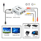 Adaptador De Vídeo Rca Av/cvsb L/r A Hdmi