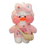 Peluche Pato Tik Tok Lalafanfan 30cm Incluye Ropa Accesorio