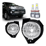 Juego Faro Auxiliar Toyota Hilux Sw4 2009 10 2011 + Cree Led