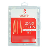 Soft Gel Tips Cobertura Completa - 120pcs