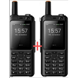 Kit 2 Celular Radio F40 Zello Walkie Talkie Uniwa, 4g, Gps