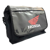 Bolso Morral Fletero Honda Yamaha Color Negro/rojo/blanco - Honda