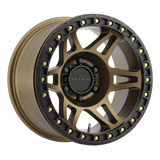 Rines Method Mr106 17x9 5/127 Jeep Jk Jl Gladiator Beadlock Color Bronze