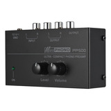 Preamplificador De Plato Giratorio Pp500 Para Reproductor De