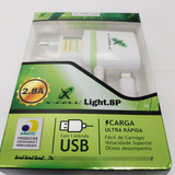 Carregador P/ iPhone 2.8a Usb Light.8p